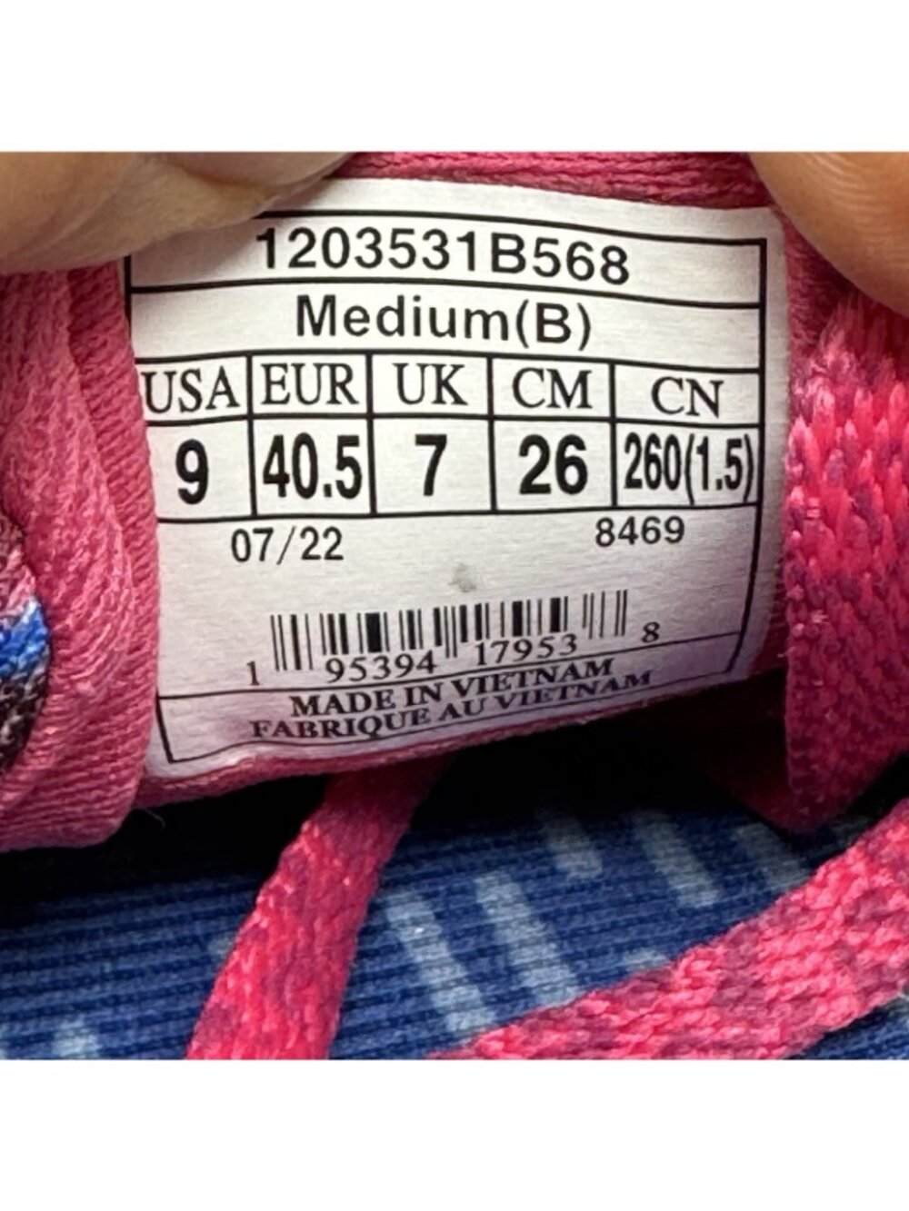 Brooks Adrenaline GTS 22 Shoes Womens Size 9 Pink Sneakers 1203531B568 - Picture 8 of 9